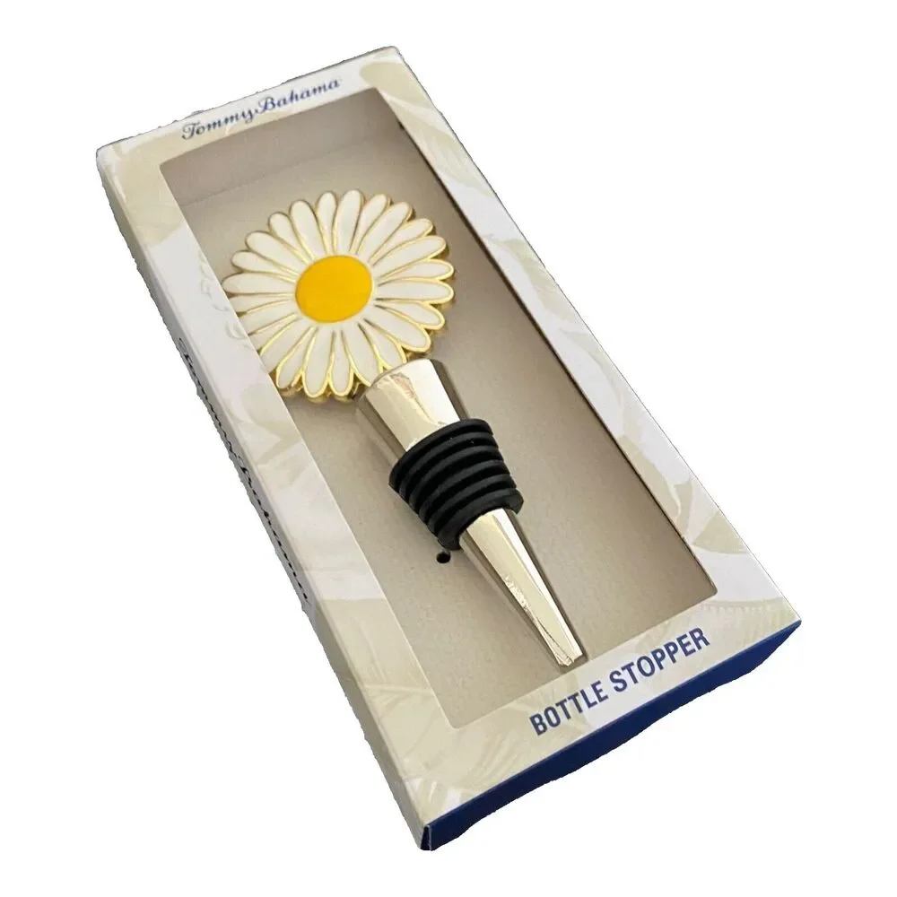 Tommy Bahama Bottle Stopper Daisy New in Box